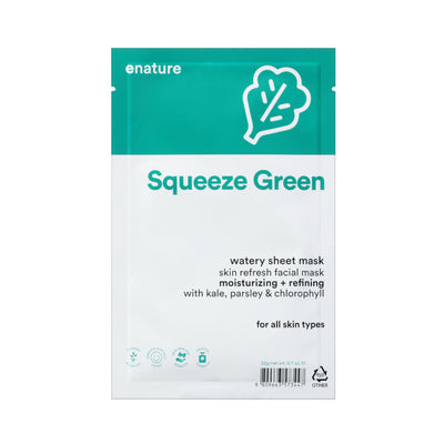 Squeeze Green Watery Sheet Mask Maska do twarzy